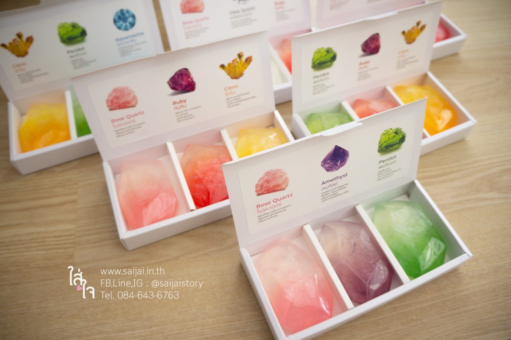 เซตของขวัญสบู่อัญมณี