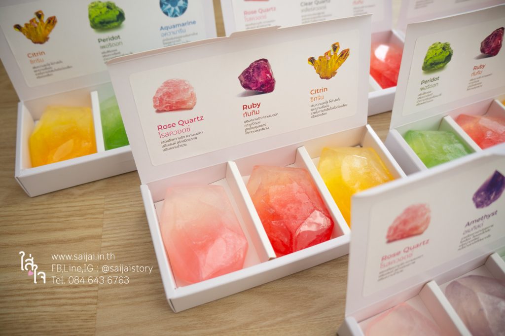 เซตของขวัญสบู่อัญมณี