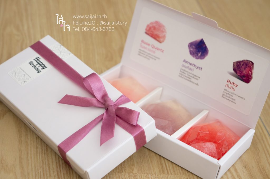 เซตของขวัญสบู่อัญมณี