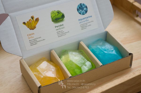 เซตสบู่อัญมณีเสริมดวง (Gemstone Soap Giftset) 169.- - Image 4