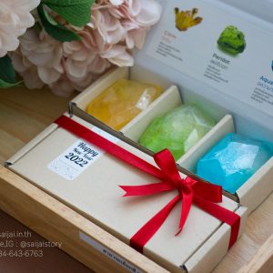 เซตสบู่อัญมณีเสริมดวง (Gemstone Soap Giftset) 169.-