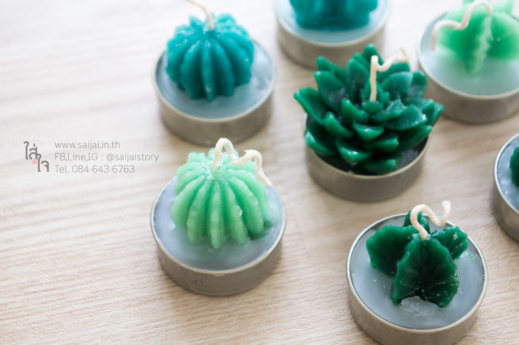 เทียนหอมกระบองเพชร