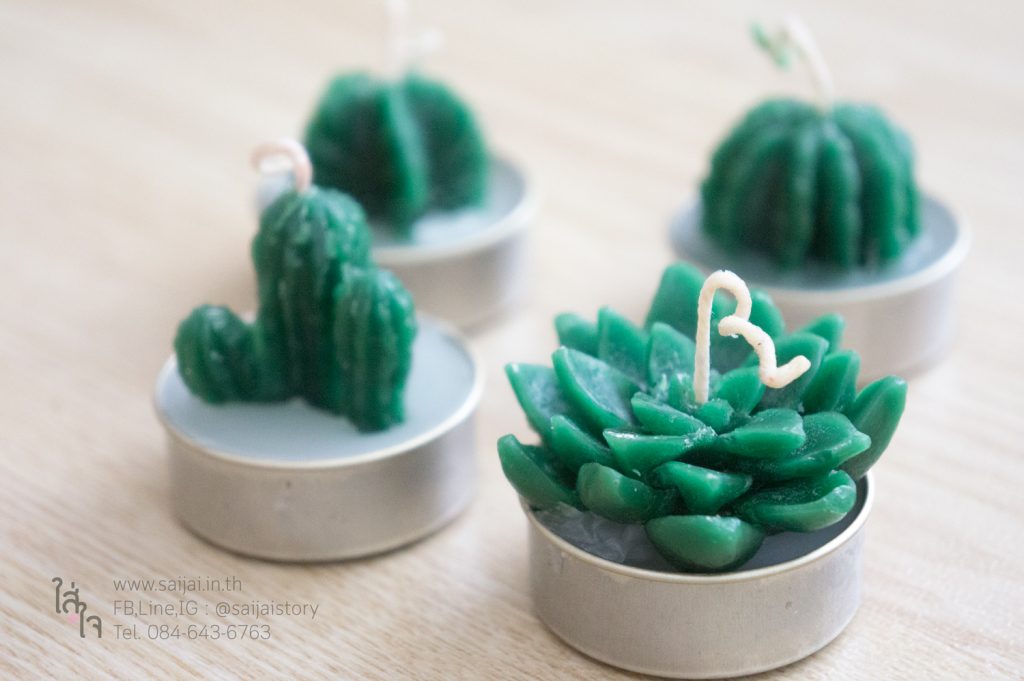 เทียนหอมกระบองเพชร