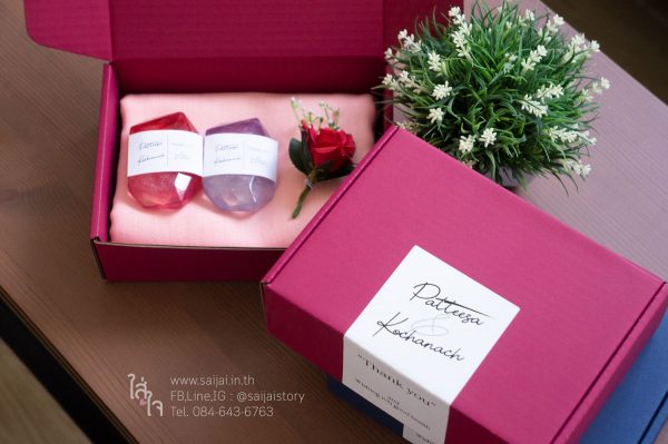 ของรับไหว้ ผ้าคลุมไหล่ แคชเมียร์ สบู่อัญมณี 290.- - Image 5