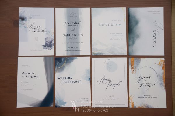 การ์ดแต่งงาน พร้อมซอง - Image 6