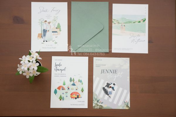 การ์ดแต่งงาน พร้อมซอง - Image 14
