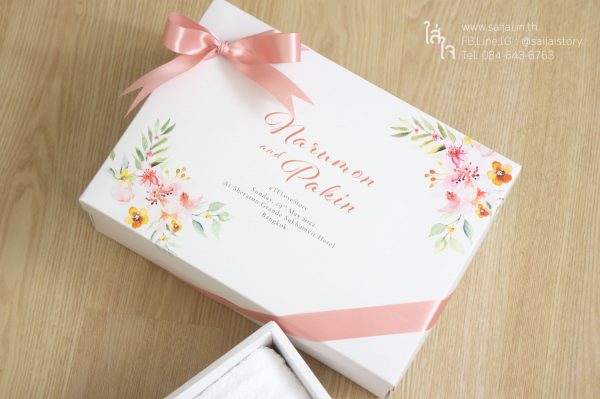 ของรับไหว้ผ้าเช็ดตัว สบู่อัญมณี แฮนด์ครีม กล่องพิมพ์ลาย 599.- - Image 6