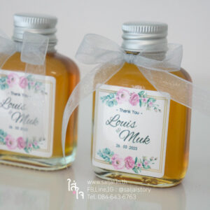 น้ำผึ้งขวดแบน ของชำร่วย 30ml.