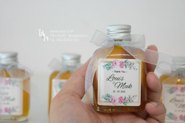 น้ำผึ้งขวดแบน ของชำร่วย 30ml. - Image 2